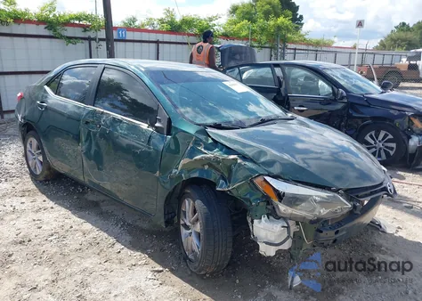 2014 Toyota Corolla Le Eco Plus из США, поврежденный, VIN 5YFBPRHE4EP081171